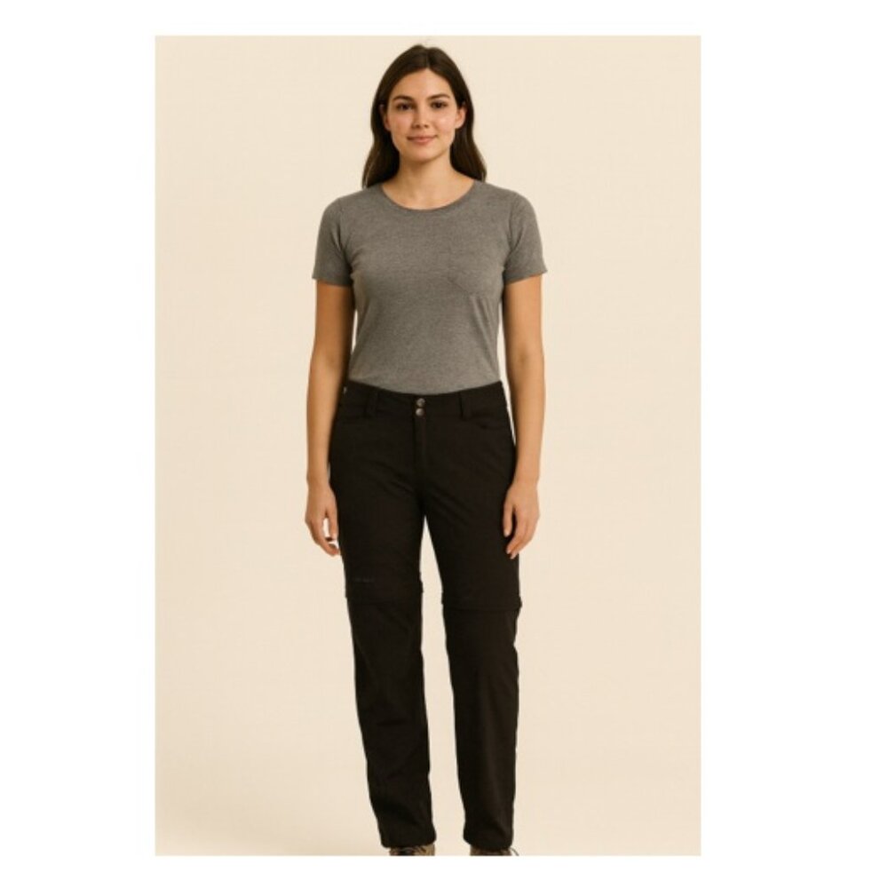 Columbia Black Omni-Shield Convertible Pants (Size 4)